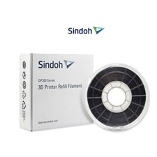 Sindoh 3D Printer PLA Filament BLACK Refill 1.75mm 700g 3Dwox1 1X 2X DP Series picture