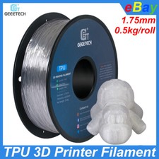 Geeetech TPU Filament 1.75mm 0.5kg Transparent 95A Flexible 3D Printer Filament picture