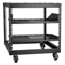 VEVOR 9U 4 Post Open Frame Server Rack Network Enclosure 23''-40'' Adjustable picture