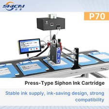 70mm Piezo Inkjet Printer for Shipping Cartons Warehouse Package Coding picture