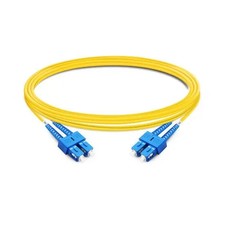 1M-10M SC UPC to SC UPC Duplex OS2 9/125 LSZH Single Mode Fiber Patch Cord FTTH picture