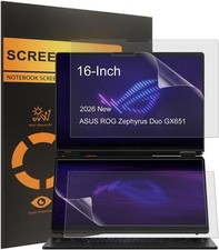 2026 ASUS ROG Zephyrus Duo GX651 16-Inch Laptop Screen Protector - 4 Pack, Matte picture