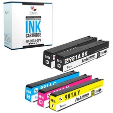 CMYi 5-Pack Compatible 981A Ink fits HP PageWide Enterprise Color 556dn 556xh picture