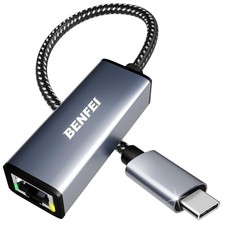 BENFEI USB-C to Gigabit Ethernet Adapter RJ45 LAN 1Gbps MacBook iPhone iPad picture