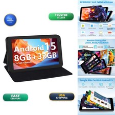 NEWISION P7 7 Inch Tablet 32GB+1TB Expand 5G WiFi IPS Display Black picture