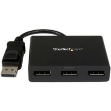 StarTech MSTDP123DP 3-Port Multi Monitor Adapter, DisplayPort 1.2 MST Hub, Dual picture