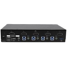 Startech.com 4-port Displayport Kvm Switch - Dp Kvm Switch With Built-in Usb 3.0 picture