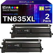 Toner Cartridges 2-Pack Black  E-Z Ink Chip TN635XL [Compatible With Brother] picture