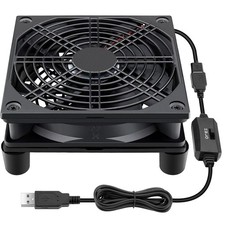 120mm Cooling Case Fan for Xbox, TV Box, Router - 5V USB Quiet Ventilation picture