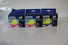 Epson 69 Combo Ink Cartridges 1 box Black, 1 box color ,1 yellow ,1 Magenta 7tot picture