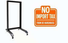 Raising Electronics 15U Rack Movable 19'' 2 Post Open Frame Heavy Duty IT Netwo picture