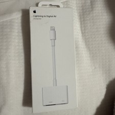 Authentic Apple Lightning to Digital AV Adapter MW2P3AM/A - NEW picture