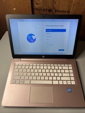 HP Stream 14-cb172wm 14in Pink Laptop Intel Celeron 4GB 32GB picture