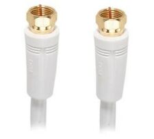 Steren 25ft RG6 Coax Cable, F Type Connectors, White picture