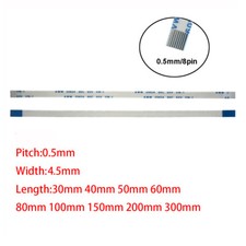 8Pin 0.5mm Pitch FFC FPC Flexible Flat Cable AWM VW-1 20624 80C 60V A B Type picture