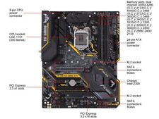 Asus TUF Z390-PLUS GAMING WIFI Motherboard LGA1151 Intel Z390 DDR4 ATX Tested picture