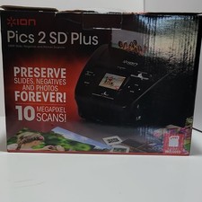 ION Pics 2 SD Plus Slide & Film Scanner 10MP 24-Bit Portable USB/SD picture