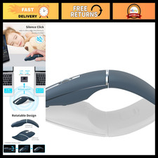 Ultra-Slim Bluetooth Mouse, Rechargeable Rotating Wireless Mice, Dual Mode, Port picture