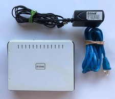 D-Link WiFi Bridge/Access Point, Model DAP-1522, Power Adapter and original box picture