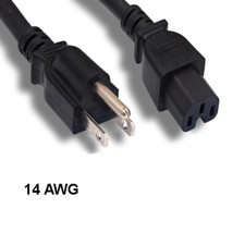 6 feet 14AWG Power Cord NEMA 5-15P to IEC-60320 C15 15A/125V SJT Electric Kettle picture