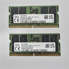 SK Hynix 32GB DDR5 5600B SODIMM Laptop Memory RAM PN:HMCG78AGBSA092N BA picture