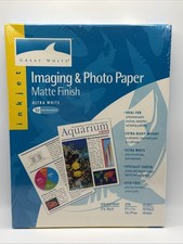Great White Matte Finish Ultra White Imaging & Photo Paper 8 1/2 x 11 100 Sheets picture