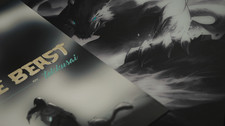 The Beast by Tekkusai Glasspad Mousepad Limited Edition  picture