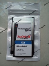 WD  SILICONDRIVE  2GB Compact Flash +ATA PC card PCMCIA Adapter JANOME Machines picture