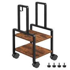 ZIIWIND Adjustable 2-Tier PC Stand, Computer Tower Stand with 360° Locking Wh... picture
