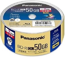 Panasonic LM-BRS50P30 D50GB 30pcs Blu-ray write-once type spindle NEW Japan picture