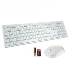 Dell KM5221W Pro White 2.4GHz Latin QWERTY Wireless Combo HGX2K picture