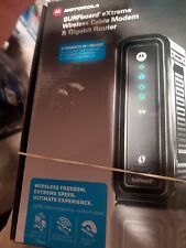 NEW (open Box) MOTOROLA SURFBOARD EXTREME WIRELESS CABLE MODEM/GIGABIT ROUTER picture
