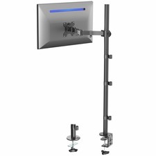 VIVO Single Monitor Mount Extra Tall Adjustable Stand Fits One Screen up to 32