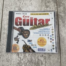 Easy Guitar Deluxe PC WINDOWS / MAC CD-ROM ARC Media New Sealed picture