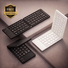 Foldable Wireless Bluetooth Keyboard Slim Portable Pocket Size 11.6