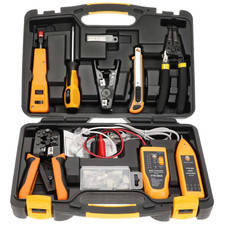 InstallerParts Professional Network Tool Kit 15 In 1 - RJ45 Crimper Tool Cat 5 C picture