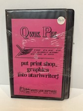 Vintage Atari Software QWIK PIX White Lion Software Graphics NOS Sealed picture