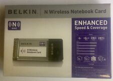 NIB Belkin Wireless N Notebook Network Card Adapter F5D8013 Laptop BRAND NEW picture