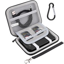 co2CREA Hard Case for WD Elements Portable My Passport HDD Black Japan Import picture