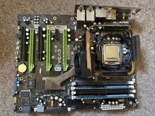 EVGA NVIDIA nForce 790i Ultra SLI Motherboard + Intel Q9650 Core2 Quad 3Ghz CPU picture