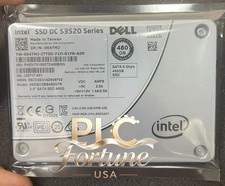 Used DELL 064TMJ 64TMJ SSDSC2BB480G7R Intel DC S3520 480GB 6Gb/s 2.5
