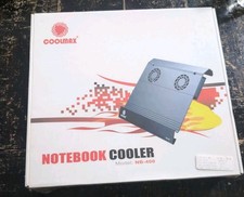 COOLMAX NB-400 Notebook Cooler Two Fans USB Powered 2,500 RPM Laptop up To 15