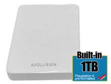 Avolusion Z1-S 1TB USB 3.0 Portable External Gaming PS4 Hard Drive - White picture