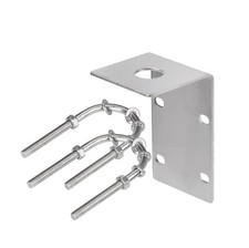 Stainless Steel Antenna Mount Bracket with U Bolts for Ham UHF VHF CB Cellular picture