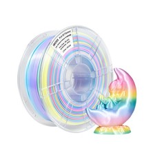 Silk Rainbow PLA Filament 1.75mm Multicolour - 8m Macaron Rainbow picture