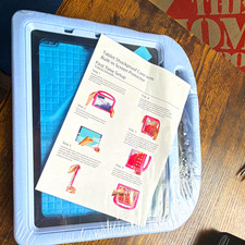 Shockproof Silicone Case w/ Built-in Screen Protector for Apple iPad 10.2 Blue picture