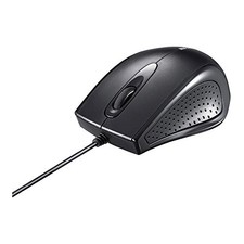 Buffalo BUFFALO Wired 3-Button IR Optical Mouse Black BSMRU055BK picture
