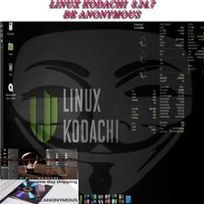 Linux Kodachi 8.27 VPN + Tor Anonymous Web Browsing Bootable DVD Fast Shipping picture