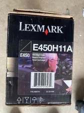 New  Genuine Lexmark E450 Black Toner E450H11A picture