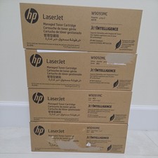 HP LaserJet Toner Set Of 4 OEM GENUINE SEALED W9090MC W9091MC W9092MC W9093MC  picture